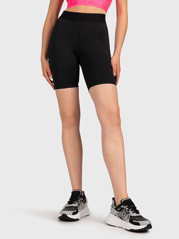 AILEEN black biker shorts - 1