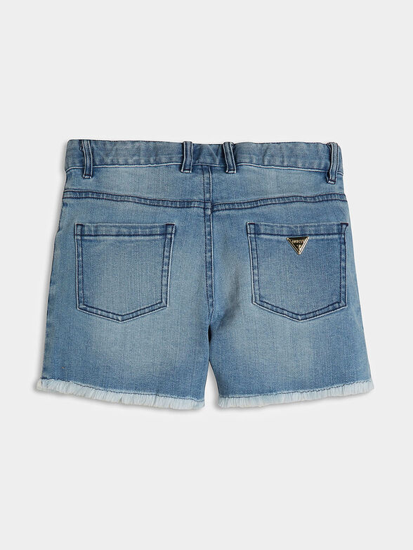 Denim shorts - 2