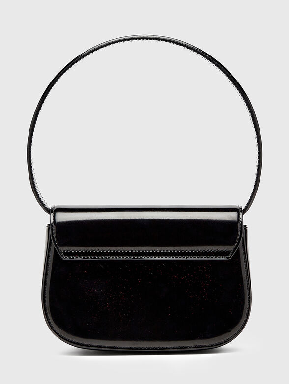 1DR mirror leather bag with oval rhinestones logo - 3