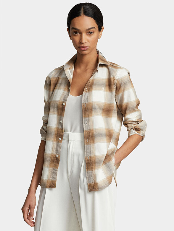 GEORGIA checked cotton shirt - 1