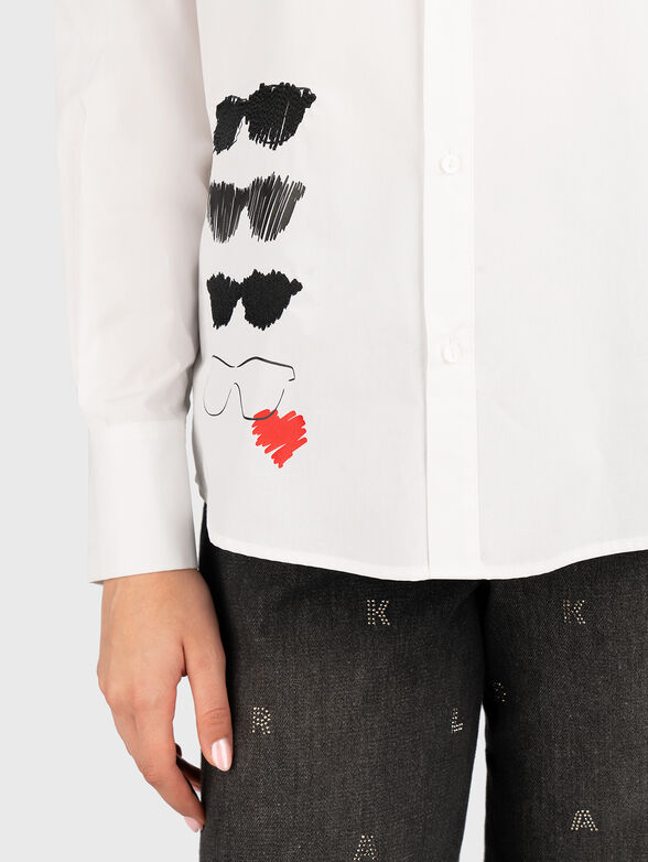 Long sleeve shirt with embroidered logo - 5