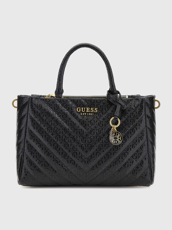 Quilted bag with logo accent  - 1