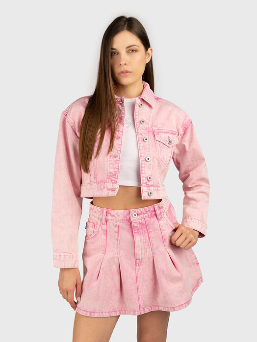 GALATEA short denim jacket