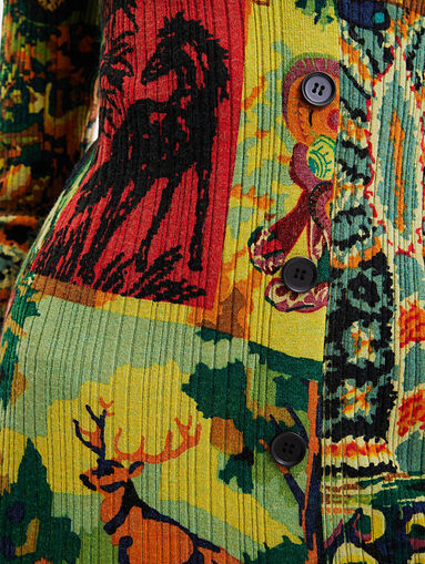 UNIVERSE dress with multicolour print - 4