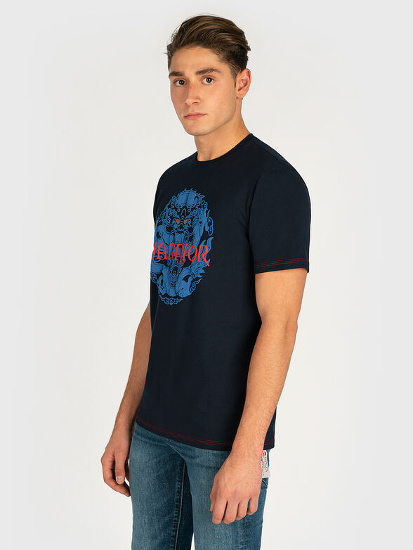 T-shirt in blue color - 1