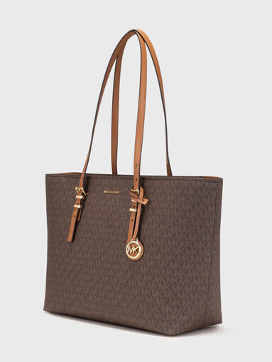 QUINN large tote bag with monogram - 3