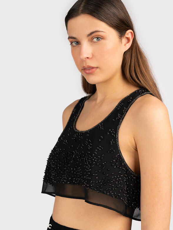 Crop top with beads - 4