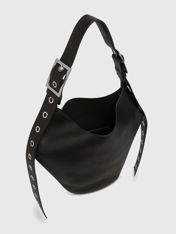 Leather hobo bag - 4