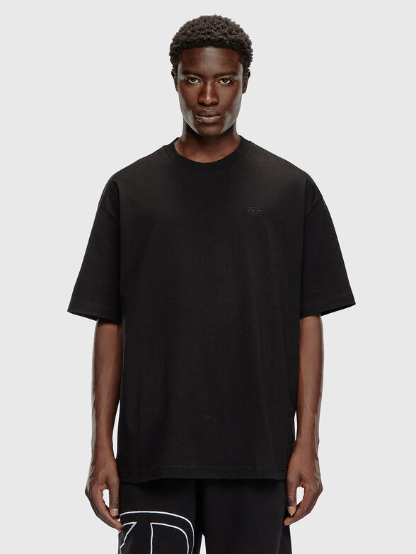 T-BOGGY-MEGOVAL black T-shirt with logo - 1