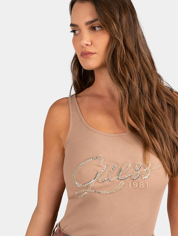 HEGLE top with appliqu&eacute;d sequins and beads - 4