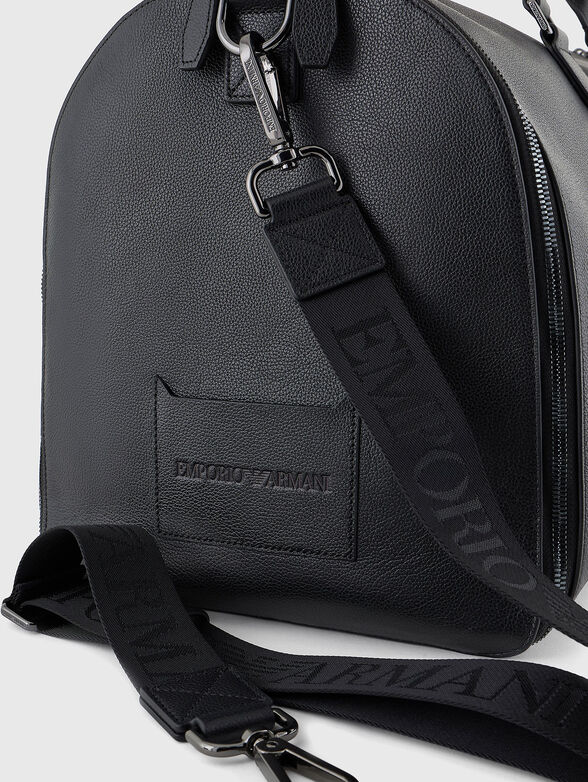 Suit carrier bag in tumbled leather - 5