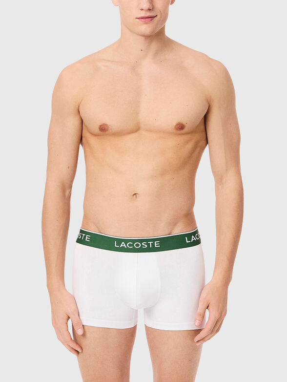 Set of three pairs of boxers with logo - 1