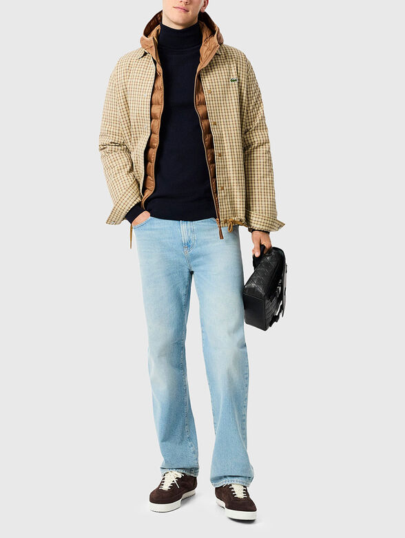 Quilted jacket with hood - 2