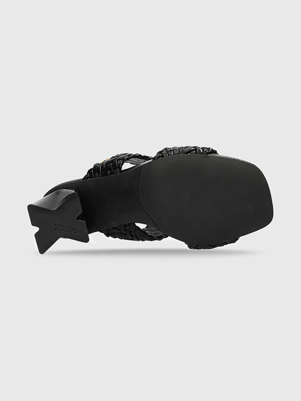 LILAH black heeled sandals - 6