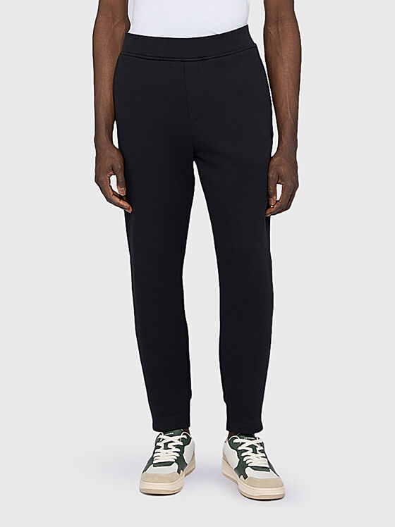 Sport trousers with logo embroidery - 1