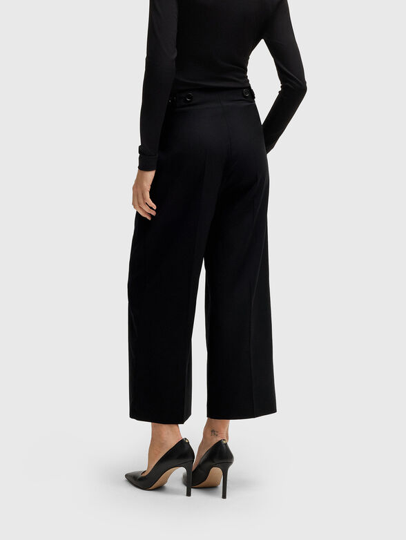 TAMANIA wool cropped trousers - 2