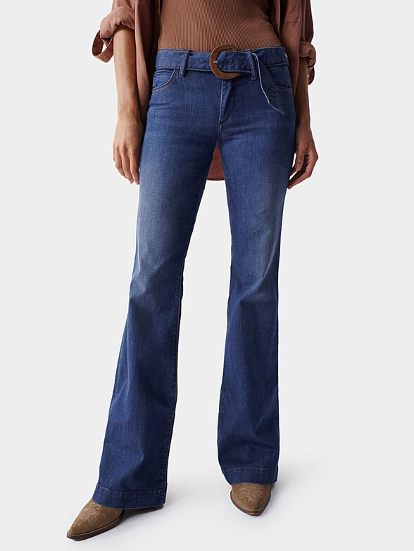 WONDER FLARE jeans with belt - 1