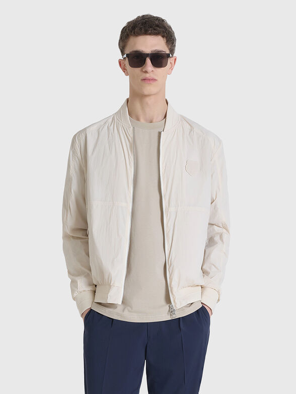 Dark blue bomber jacket with patch  - 1