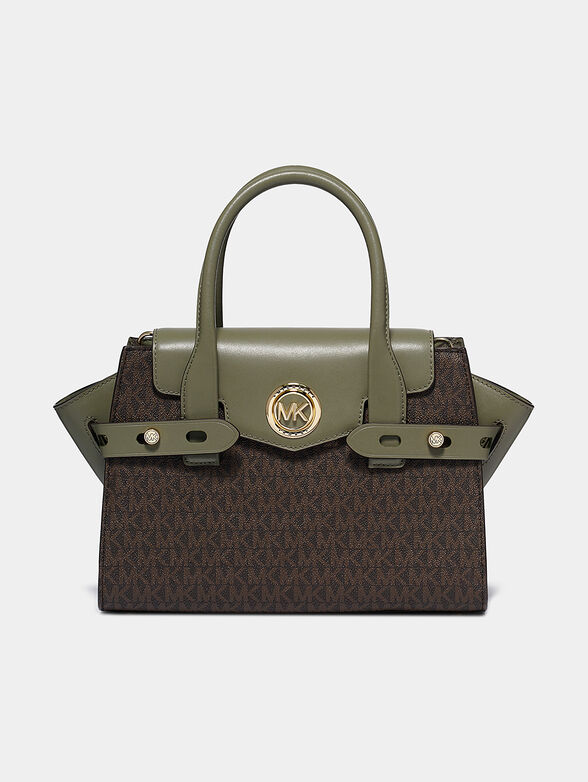 CARMEN Satchel bag with monogram logo print - 2