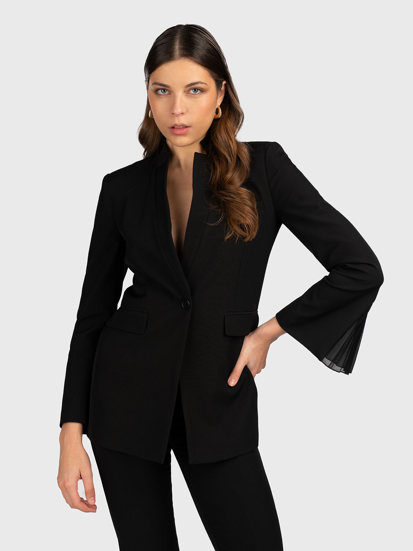 Jacket with pleated cuffs brand LIU JO — Globalbrandsstore