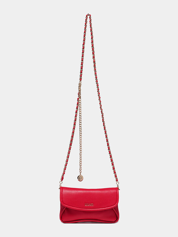Black belt bag with chain details - 4