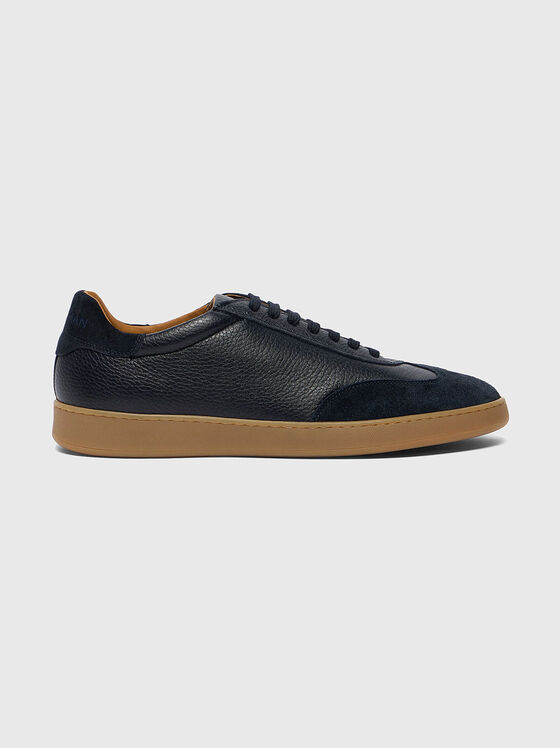 BANNER leather and suede sneakers - 1