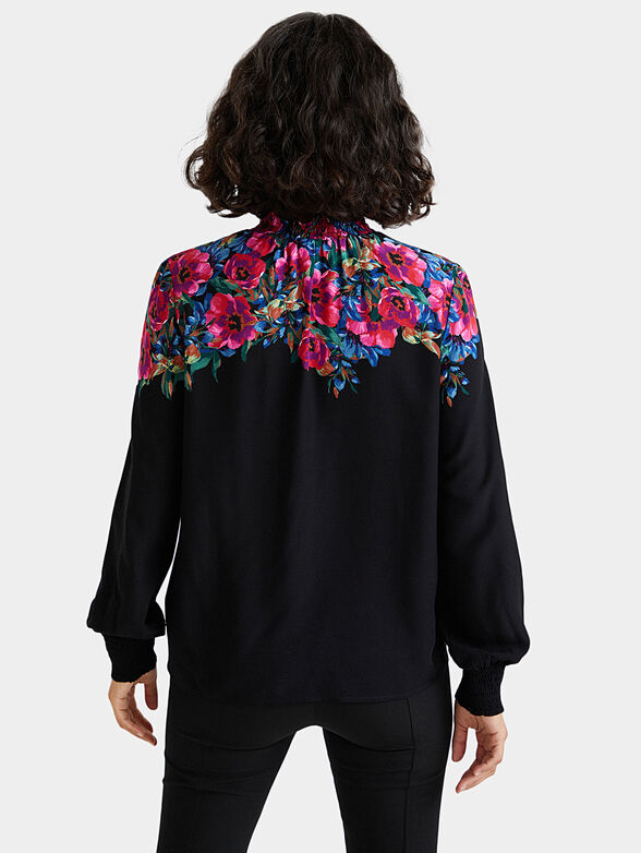 Blouse PETUNIA with floral motifs - 6