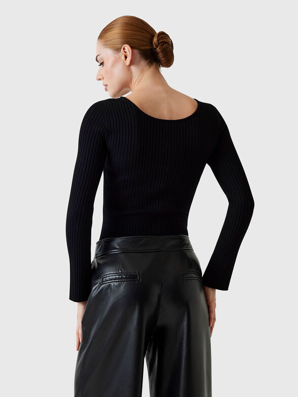 AGATHE rib-knit sweater - 3