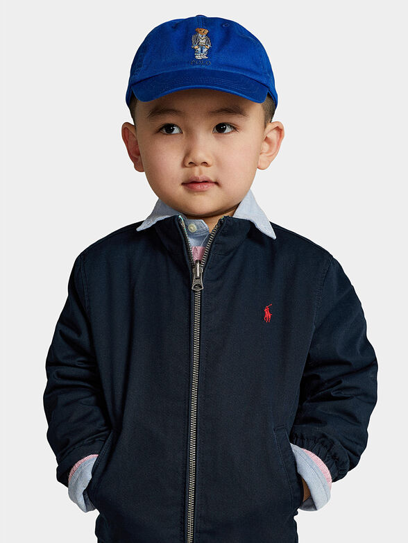 Blue baseball cap with Polo Bear embroidery - 2