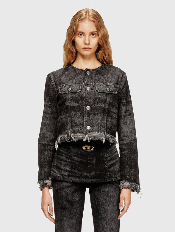 DE-GRAFFY-FSH short denim jacket  - 1