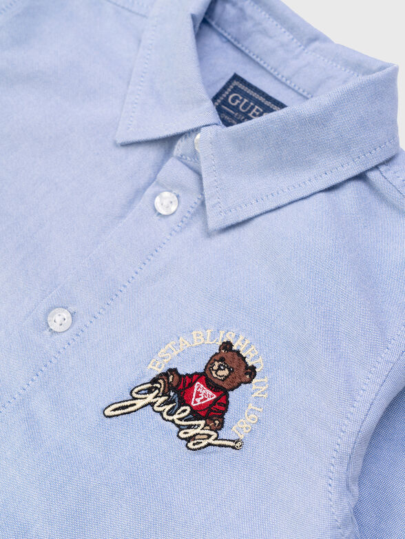 Light blue shirt with logo - 3