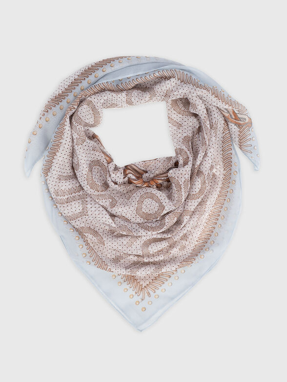 Scarf with 4G logo print - 1