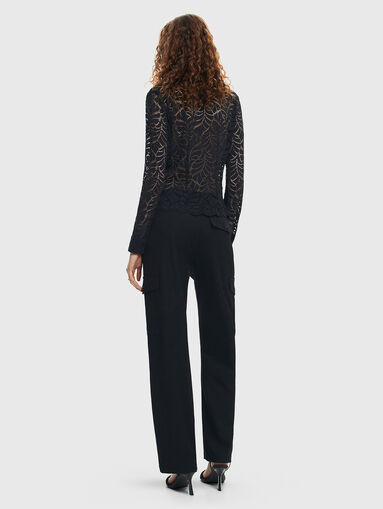 SAGA shirt with sheer effect - 3