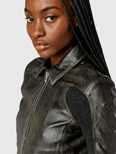 L-TOTEM leather jacket - 4