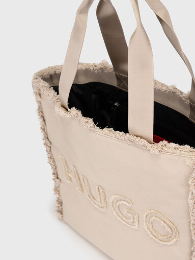 BECKY TOTE bag with logo accent - 5