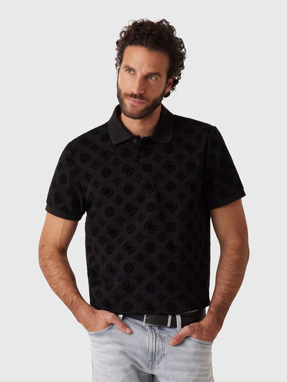 Polo shirt with monogram print - 0