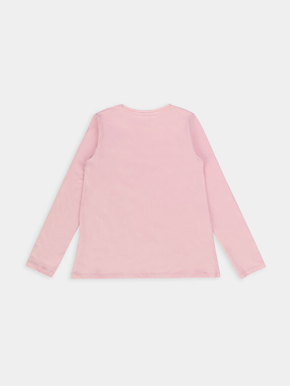 Contrast print blouse - 2