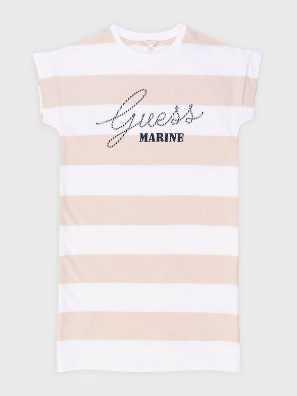 TERRY striped dress - 1
