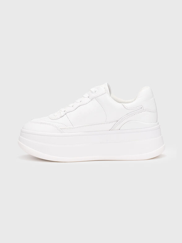 HAYES leather platform shoes - 4