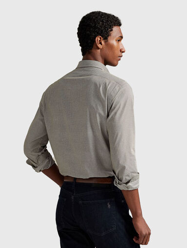 Slim cotton poplin shirt - 3