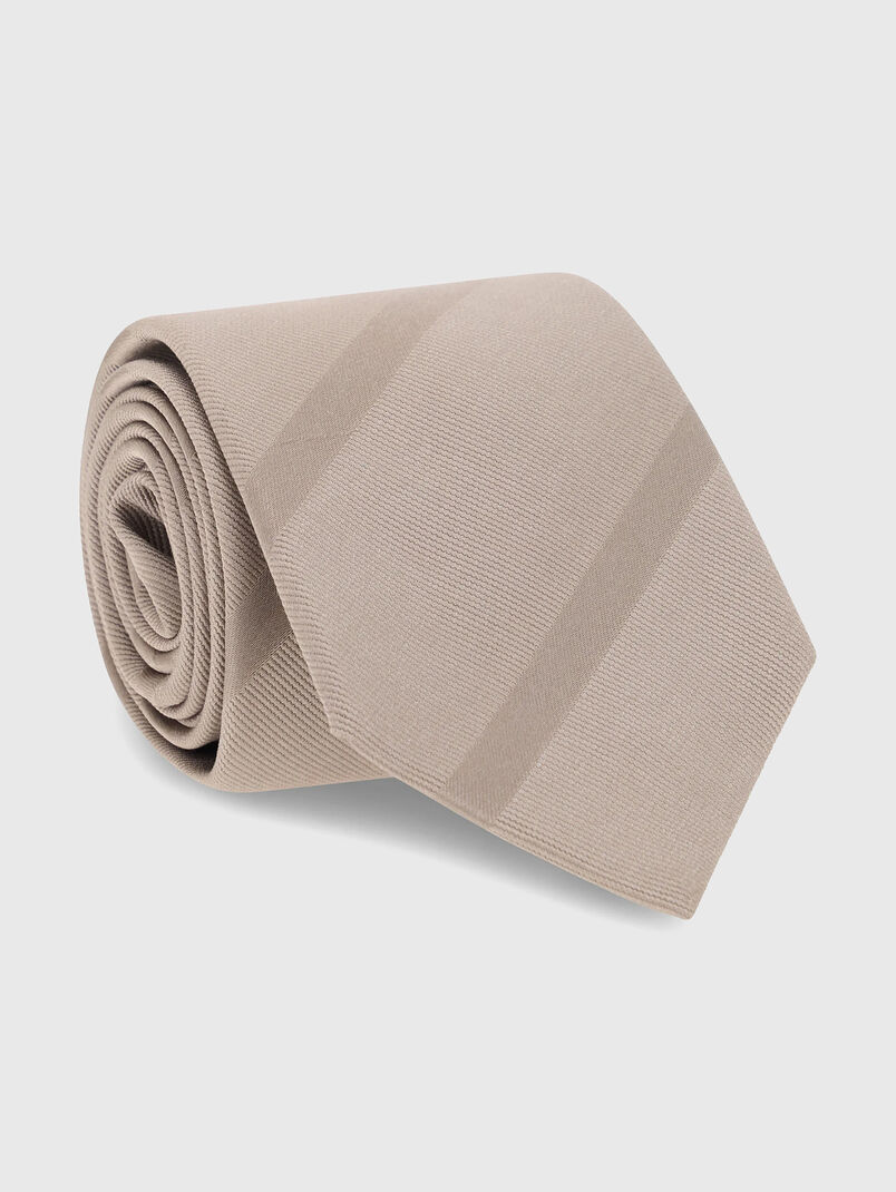 Silk and cotton tie - 3