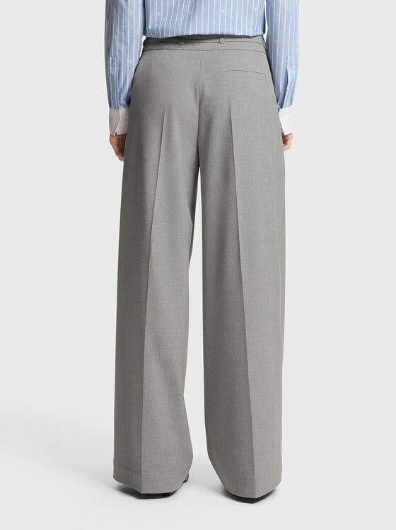 Панталон с връзки на талията - 2