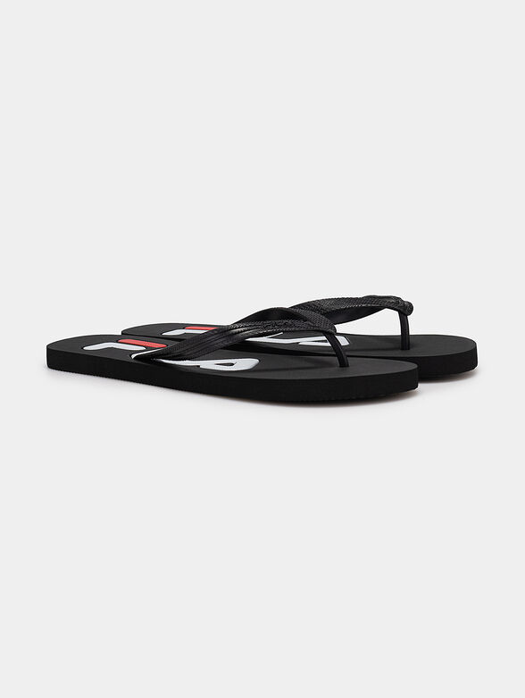 TROY black flip flops - 2