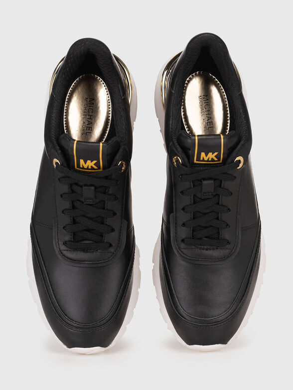 NOVA leather sneakers with contrast sole - 6