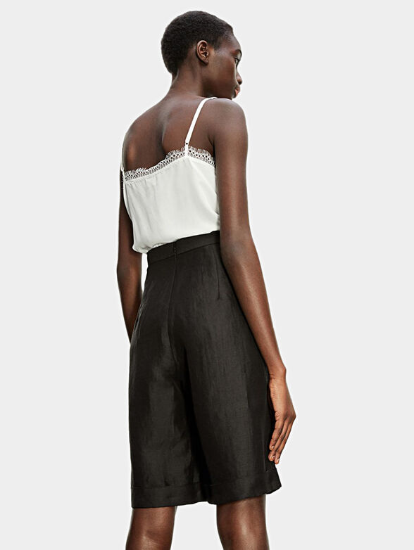 Linen bermuda shorts - 2