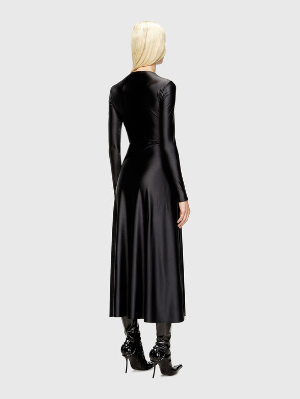 D-IAMO midi dress with logo accent - 2
