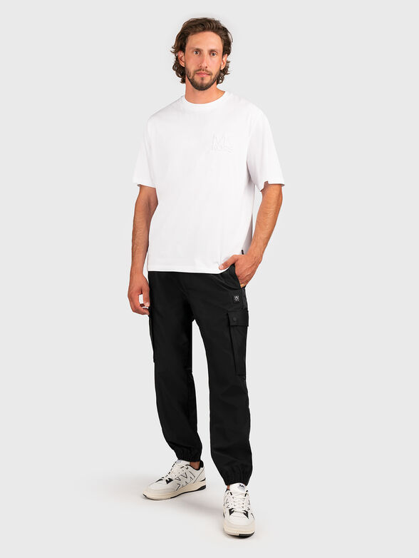 T-shirt with embossed logo on the back - 2