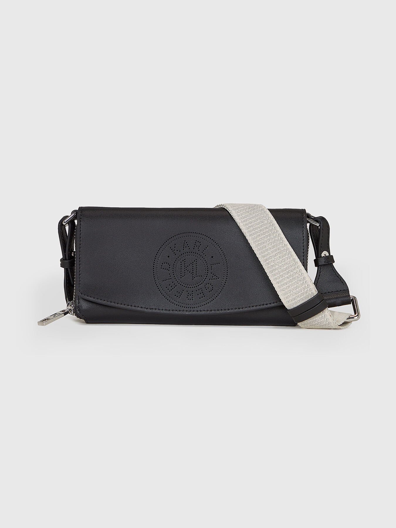 K CIRCLE leather wallet with shoulder strap brand Karl Lagerfeld Globalbrandsstore en