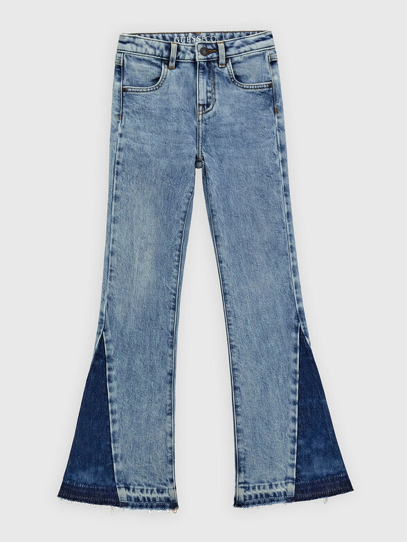 Jeans with accent wide legs - 1