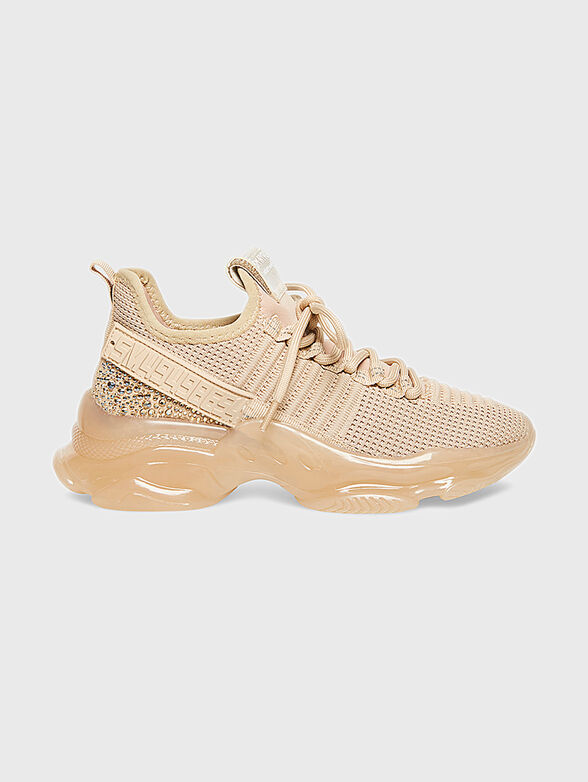 MAXILLA-R beige sneakers with rhinestones - 1